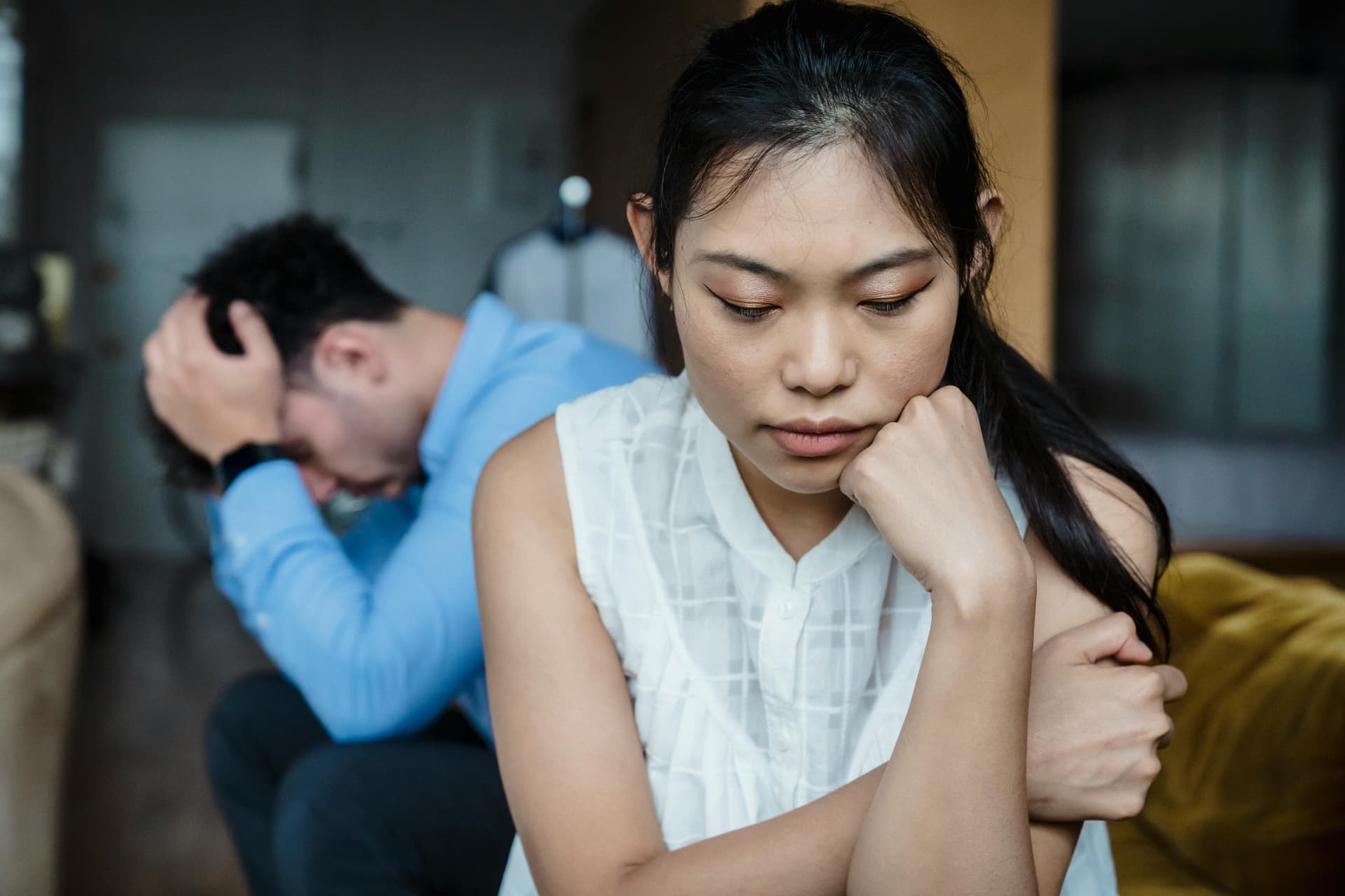 a struggling couple