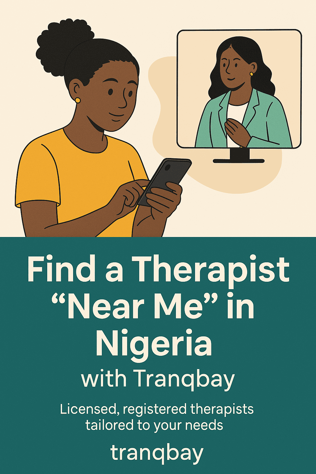 Finding the Right Support: How Tranqbay Connects You with Therapists "Near You" in Nigeria