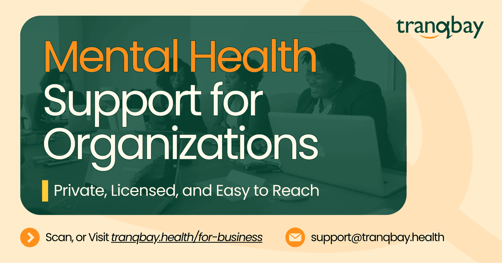 TranqBay for Business: Employee Mental Health Support
