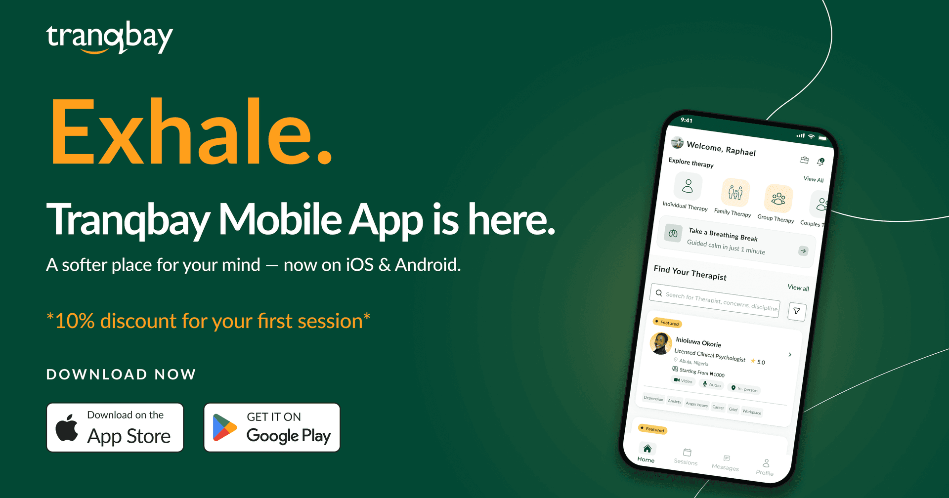 Tranqbay Health Launches Mobile App for Mental Health Support